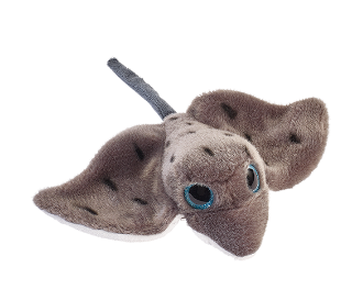 Obrázek z Rejnok šedý, velké oči, plyš 20cm(6) 